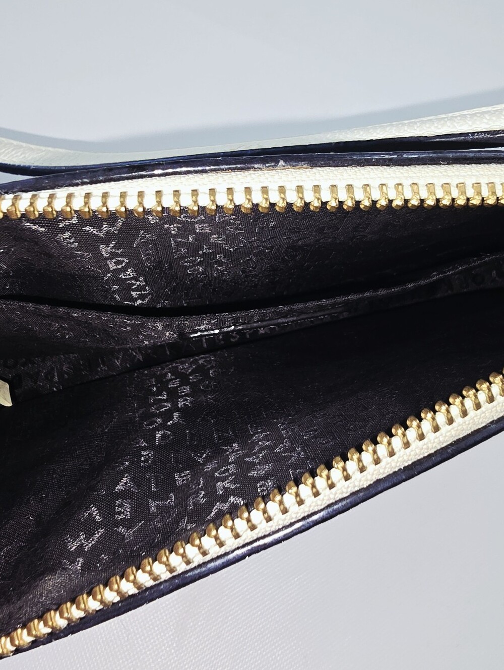 Kate Spade New York Black Cream Leather Colorblock Crossbody Bag - Picture 10 of 12